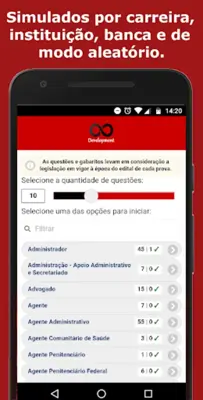 Simulado Informática android App screenshot 3